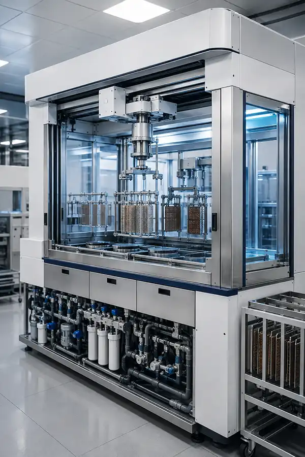 Semiconductor electroplating equipment for package surface finishing