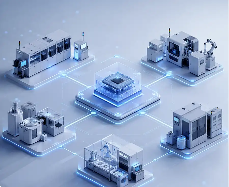 Semiconductor manufacturing equipment and cleanroom automation