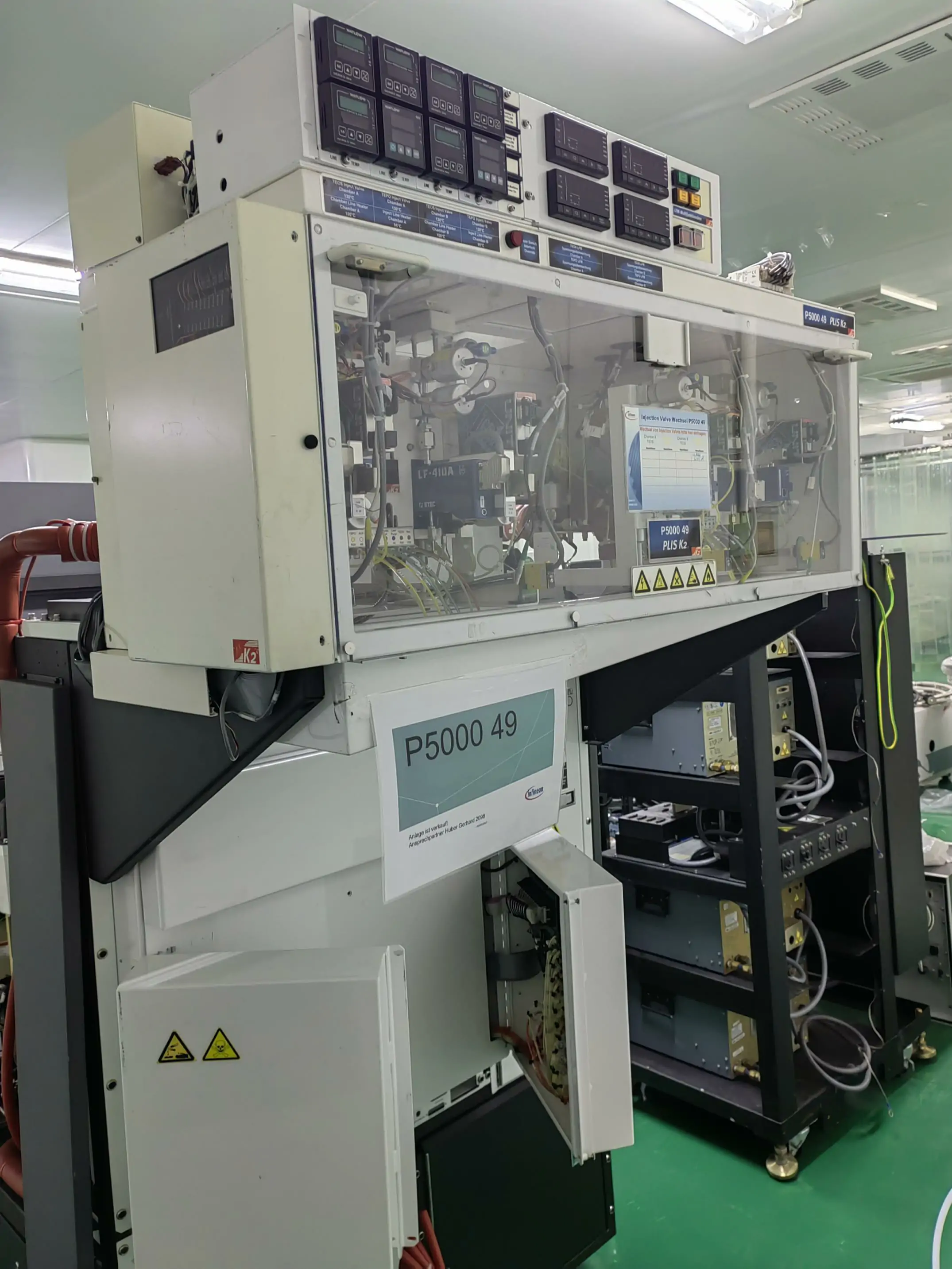 Applied Materials P5000 equipment nameplate Applied Materials P5000 equipment nameplate
