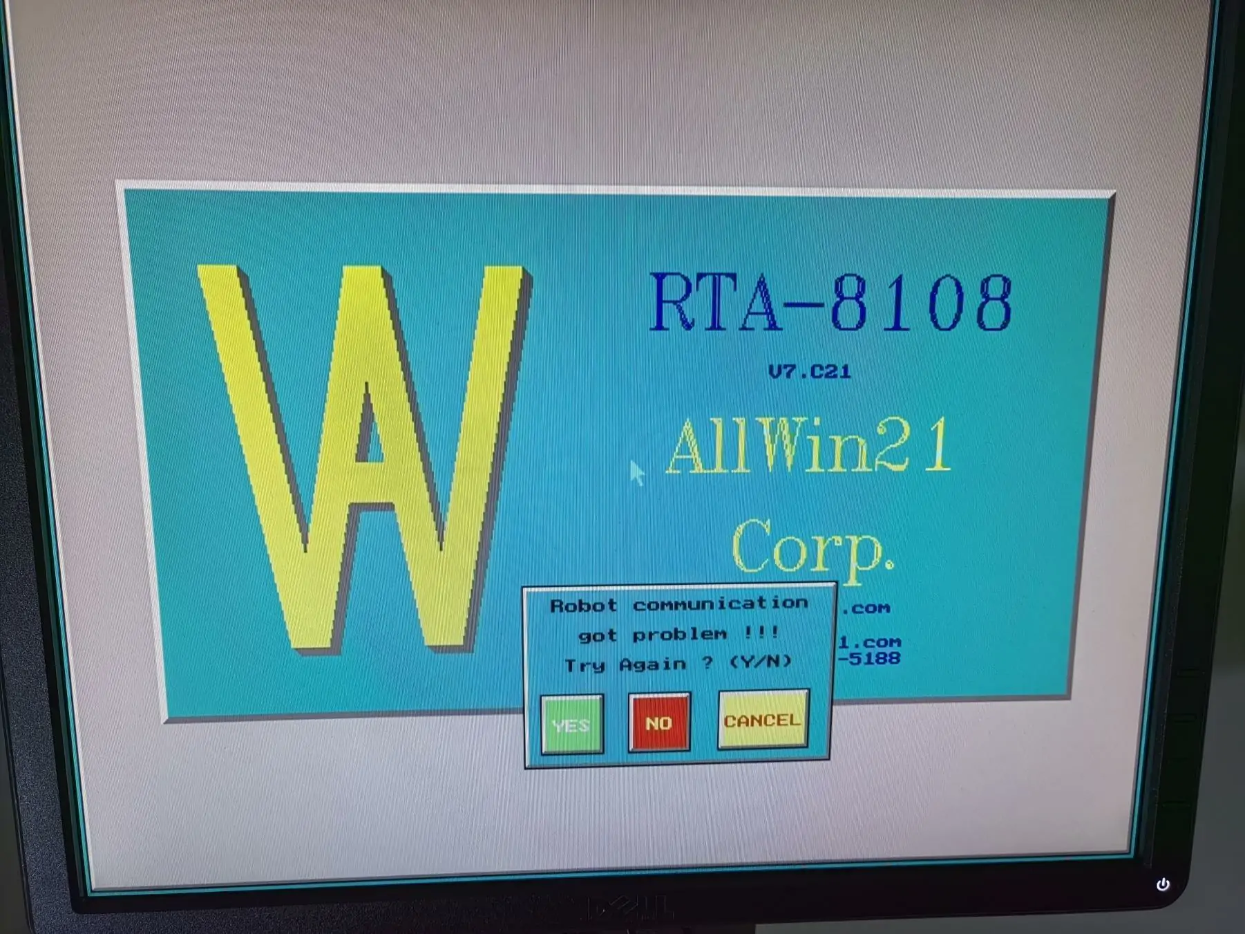 AG Heatpulse 8108 controller and equipment nameplate